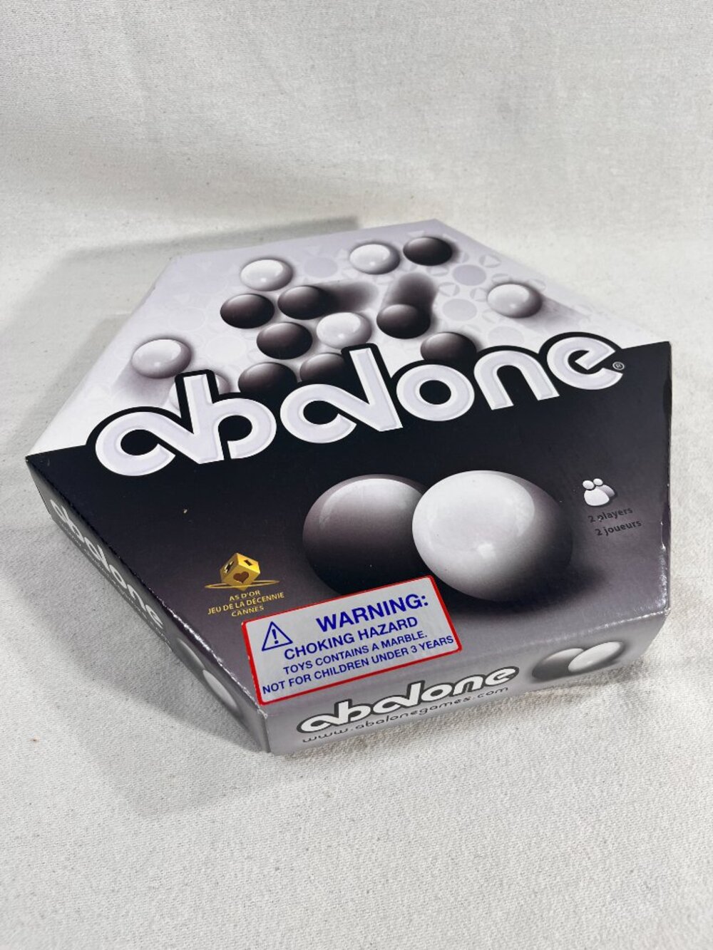 Complete Abalone Strategy Board Game 1999 FoxMind Games